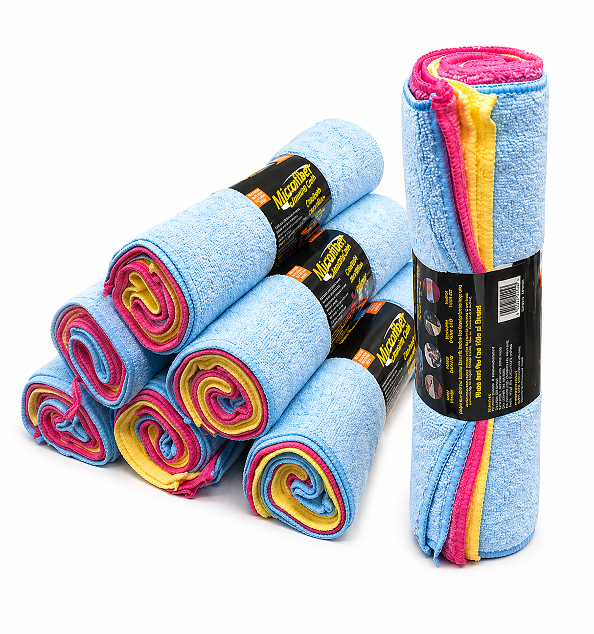 Premium Microfiber Cleaning Cloths – 6 Pack