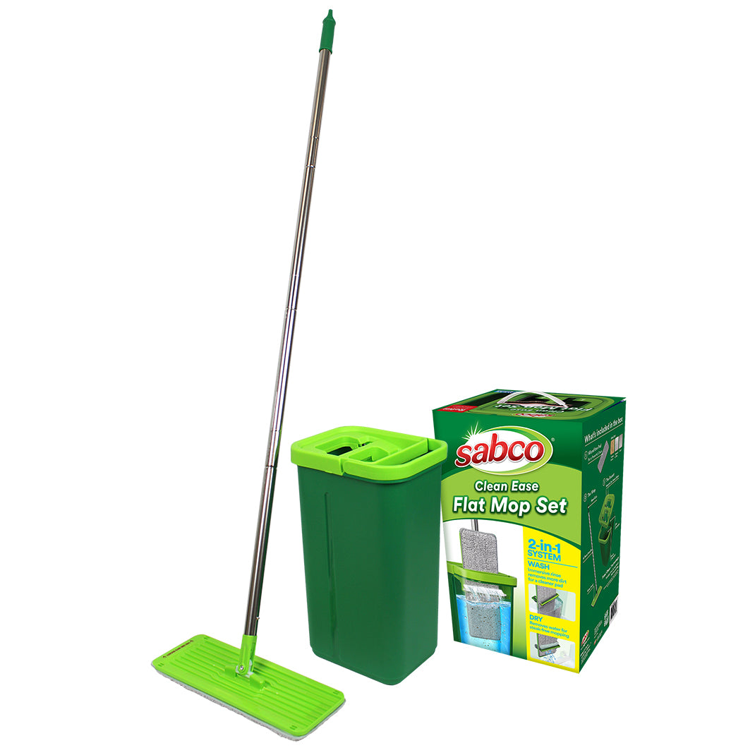 Sabco Clean Ease Flat Mop Set